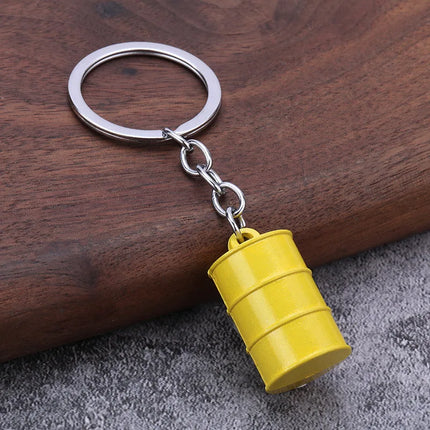 Creative Gear Head Keychain Speed Gearbox Keyring For Car Key Turbo Hub Brake Disc Pendant Shock Absorber Keys Holder Chain Ring