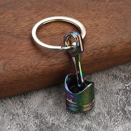 Creative Gear Head Keychain Speed Gearbox Keyring For Car Key Turbo Hub Brake Disc Pendant Shock Absorber Keys Holder Chain Ring