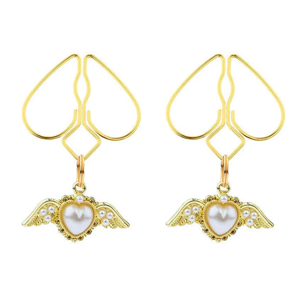 Adult Games Erotic Nipple Clamp of Metal Peach Heart Breast Clip with Weight Ball for Women BDSM Mimi Vaginal Stimulate Sex Toy