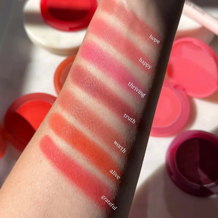 Rare Beauty Soft Pinch Matte Bouncy Elastic Blush Moisturizing Lasting HOPE HAPPY ALIVE GRATEFUL Monochrome Rouge Blush Plate