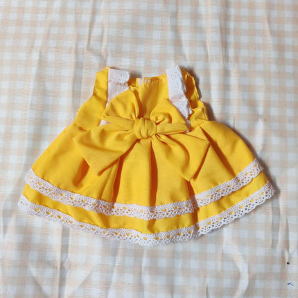 Only Clothes Suit For Baby Three 400% Gross Vinyl Plush Doll Toy New Year'S Christmas Series Doll Clothes Cute Outfit Dress Set