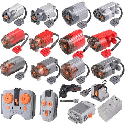 2.0 Upgraded Version Power Functions Technical Motors Gray/Black/Red M/L/XL Servo Motor Receiver Control Set For Building Blocks