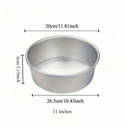 4-12 inch Aluminum Round Cake Bakeware solid bottom Chiffon  die for aluminum alloy Home baking cake mold pan cake tin
