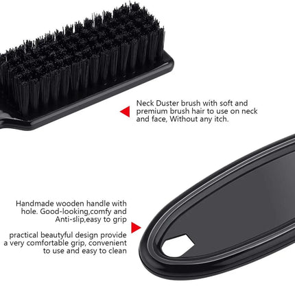 12 Pcs Barber Clipper Brush Blade Trimmer Cleaning Brush for Fades Nail Neck Duster Manicure Salon