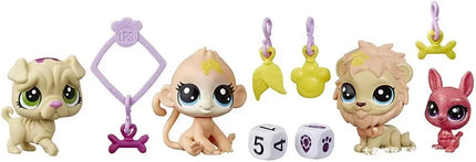 Hasbro Littlest Pet Shop LPS Blind Box Toy Cute Big Eyes Cat Dog Rabbit Model Pendant Animal Doll Mystery Box Toy Children Gift