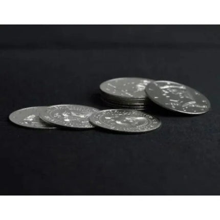 10pcs Super Thin Palming Coins (Half Dollar/Morgan) Magic Tricks Appearing/Vanishing Coin Magia Accessories Gimmicks Props Fun