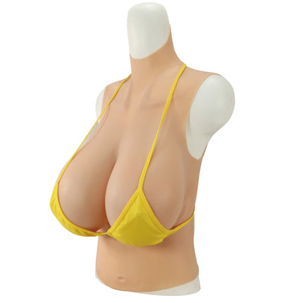 Realistic Silicone Breast Prosthetics for Crossdressing Fake busty boobs Half-Body Style I＆K Cup Comfortable And Natural-Looking