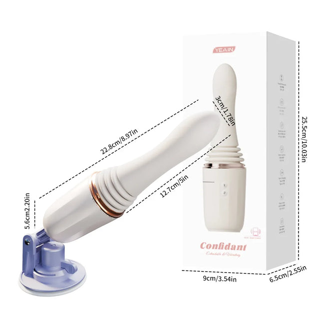 APP Control Sex Machine Thrusting Dildo Vibrator 7 Powerful Telescopic Vaginal Stimulator Soft Silicone Adult Sex Toys for Women