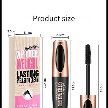 Korean Cosmetics Black Mascara Lengthens Eyelashes Extra Volume Waterproof Natural Lashes Female Professional Makeup Eyeliner