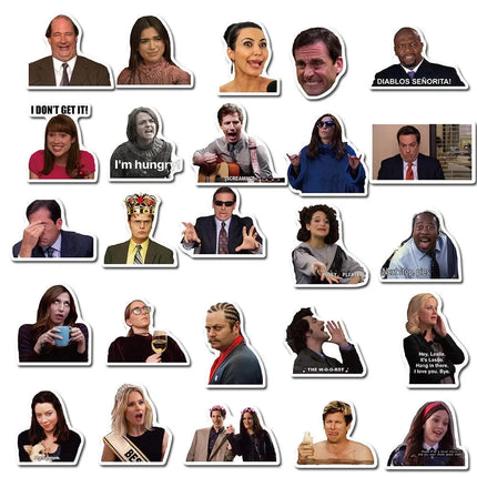 10/30/50/100pcs Funny Classic TV Series Meme Stickers Decals DIY Scrapbook Laptop Stationary Suitcase Waterproof Sticker Kid Toy