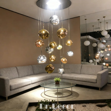 Modern Lava LED Pendant Lights Lighting LOFT Living Room Bedroom Decoration Hanging Lamp Suspension Luminaria Cafe Light Fixture