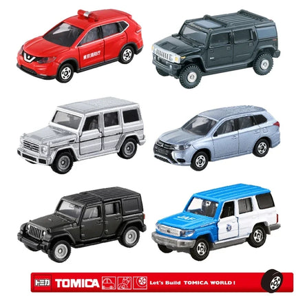 Takara Tomy Tomica Diecast 1/64 Off-Road Vehicle Series Metal Cast Car Model Vehicle Toys for Children Collectable