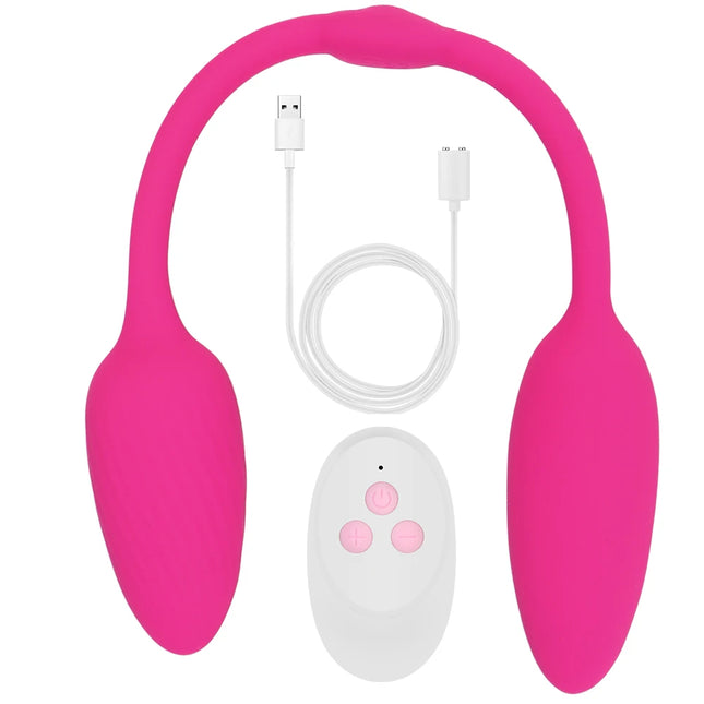 Two Vaginal Balls Panties Vibrators for Women Clitoris Stimulator Nipple Clamps Anal Plug Female Masturbator Cordless Sex Toys
