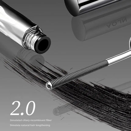 AOJN Slender＆Dense Mascara Smudge-Proof Long-Lasting Natural Curling Thickening Spiral Brush Mascara