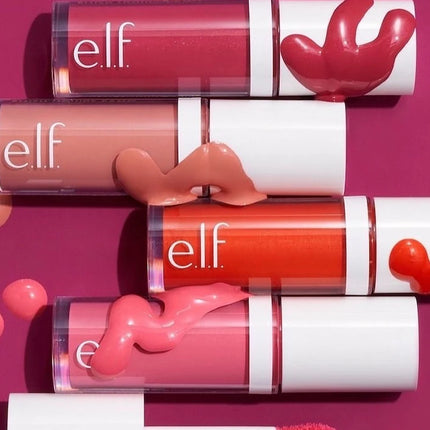 Elf Blush for Lips Cheeks Smooth Liquid Blush Two-ended Lipstick Lip Gloss Long-lasting Makeup Pink Primer for Pore Minimization