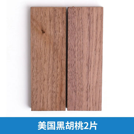 Bookmatched Natural Wood Knife Handle Scales Blanks Materials for Making 1 Pair