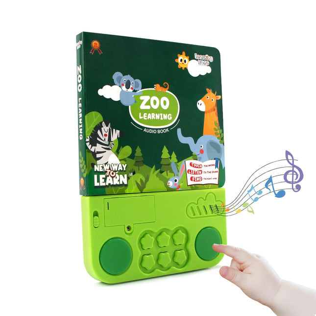 Kids Electronic Audio Books  Animals Cognitive Books with Melody & Lights Drum Sounds Interactive Pre-school Educational Toys
