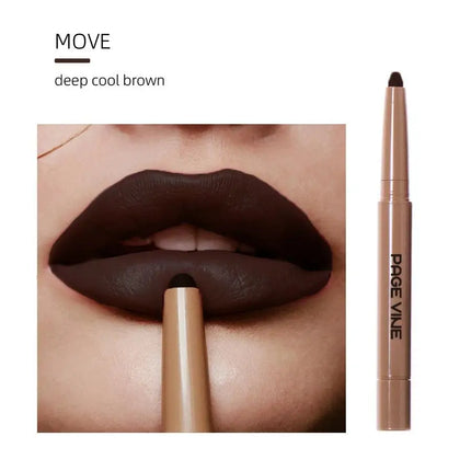 Blogger Recommended Lip Liner Brand Long-lasting Velvet Matte Beginner-friendly Sexy Double-ended Silky Peptide Nude Lip Liner