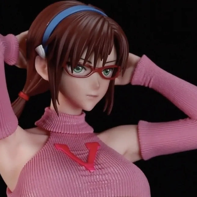 Anime Figure Mari Makinami Evangelion GK Statue Summer Girlfriend Beautiful Girl Model Desktop Ornament Gift For Adult Anime