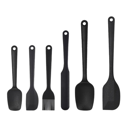 Silicone Baking Tool Set 6-piece/ 9-piece Cream Scraper Oil Brush Heat-resistant Food Grade BBQ and Kitchen Utensils