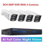8CH 8MP With 4 Cam / China Mainland / 3T（户外运动）