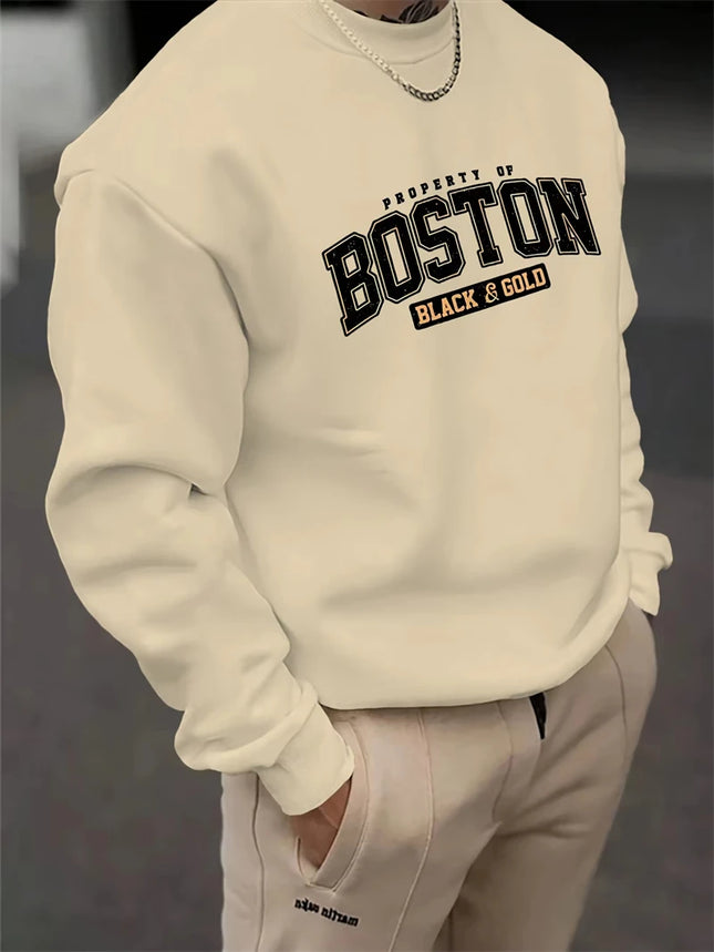 3D Letter Print Sweatshirt / Sweat Lettres 3D