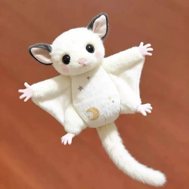 Cute Sugar Glider Plush Keychain Soft Flying Squirrel Bag Charm Kawaii Animal Pendant Gift