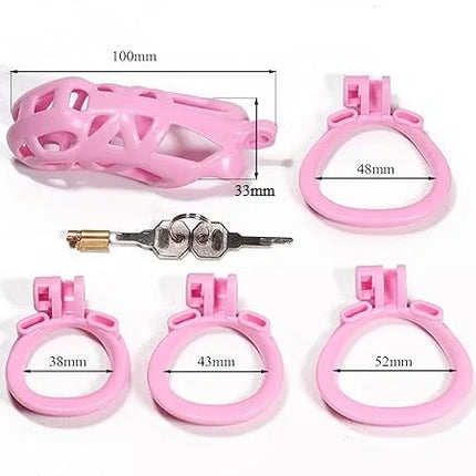 6.0 3D Printing Chastity Cage Curve Rings Fidelity Cage Extreme Micro Cock Cage Hentai Invisible Sex Toy for Male SM Sex Game
