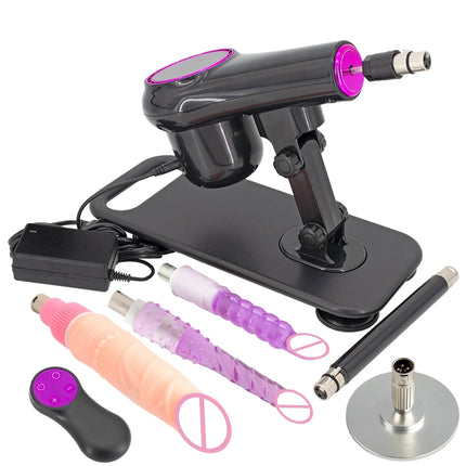 FREDORCH Portable Sex Machine Adjustable Speed Angle Automatic Wireless Control for Woman Man Masturbating Pumping Gun Sex Toys