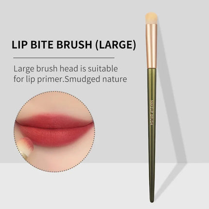 GECOMO Round Head Lip Brush Lipstick Coloring Smudge Brush Concealer Brush Lip Makeup Brush Multi-function Beauty Tool