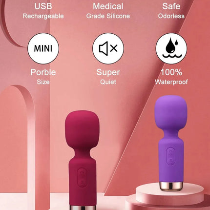 Powerful Mini Vibrator Dildos for Woman Wand for G-Spot Vibrator Women Clit Stimulator for Women Vagina Massager Adult Sex Toys