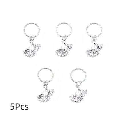 30Pcs/Lot Mix Color Charms Hair Braid Dread Dreadlock Beads Clips Cuffs Rings Hoop Adjustable Jewelry 14MM Clasps Accessories