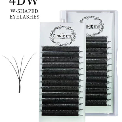 New 5DW M curl Eyelash Extensions 4DW 2D YY Premade Volume Fans 7mm 3DW LU/L Individual Lash Bundles Cilios 5W Natural Hair