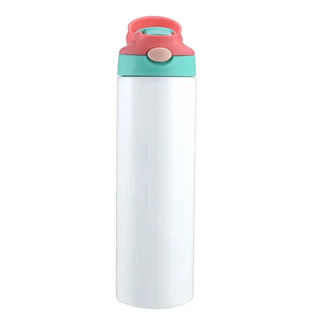 Sublimation Blank Straight Cup Stainless Steel Water Bottles Tumbler Coffee Mug Cup Vacuum Flasks DIY Insulated Thermos 6OZ-30OZ