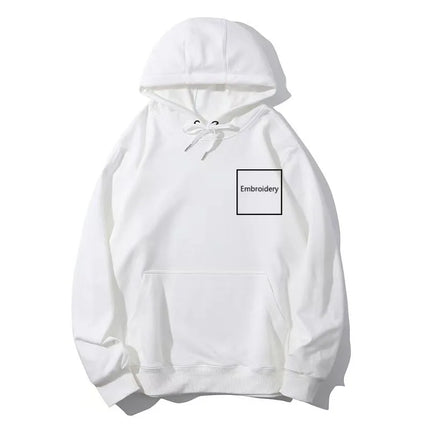 Design your own men's and women's universal trendy casual jacket with a hood and sweater made of 280g fabric. Personalized gift.
