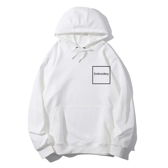 Design your own men's and women's universal trendy casual jacket with a hood and sweater made of 280g fabric. Personalized gift.