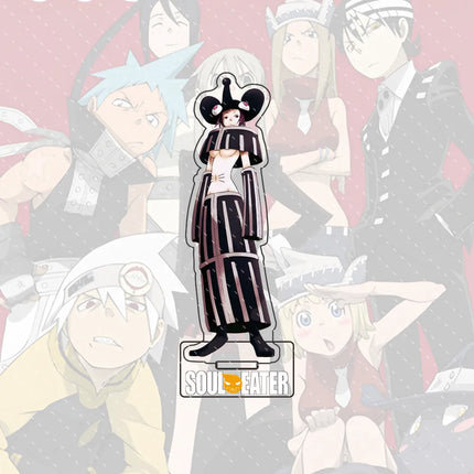 Anime Soul Eater 15cm Acrylic Character Black-star, Kid Standing Model Stand Desktop Decoration Gift