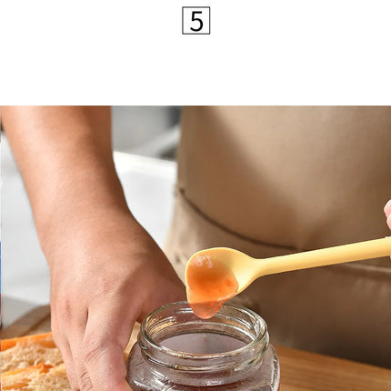 Silicone Spatula Set Double-Headed Scraper Cosmetic Jam Cream Deep Bottle Mini Spatula Lengthened Small Tip Spa Makeup Tool
