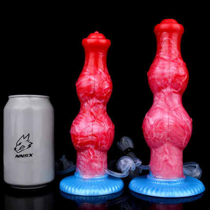 SXXY Large Ejaculation Dildo with Two Knot Inflatable Anal Plug  Squirting Penis Vaginal Masturbation Adult Sex Toys Unisex