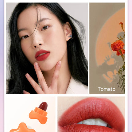 6pcs/set Long Lasting Star Mini Lipstick, Candy Color Matte Velvet Mist Portable Waterproof Lipstick Set