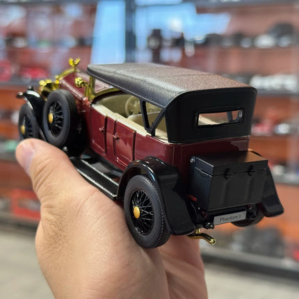 1:32 Rolls Royce Phantom I Alloy Metal Diecast Model Car High Simulation Decoration Display Ornaments With Sound And Light Gifts