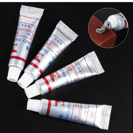 2 Pcs Polishing Compound Diamond Abrasive Paste W0.5 ~40 Grit 320~10000# Lapping Glass Metal Grinding Polishing Abrasive Tools