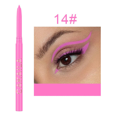 New Colored Eyeliner Set Waterproof Eyeliner Pencil Long Lasting Matte Eye Liner for Women Makeup Cosmetic Beauty Tool 12pcs/Box