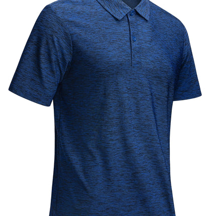 TACVASEN Mens Summer Casual Polo Lightweight Dry Fit Golf Shirts Moisture Wicking Sports Polo Shirt Workout Tees Work Shirts