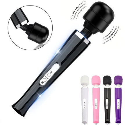 Powerful Big Size Magic Wand Vibrator  G Spot Clitoris Vaginal Stimulator Massage Strong Vibration Adult Sex Toys for Woman