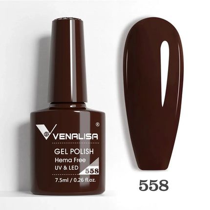 7.5ml Venalisa TPO FREE HEMA FREE Gorgeous Color Nail Gel Polish Long Wear Soak Off UV LED Gel Varnish Nail Manicure Gel Varnish