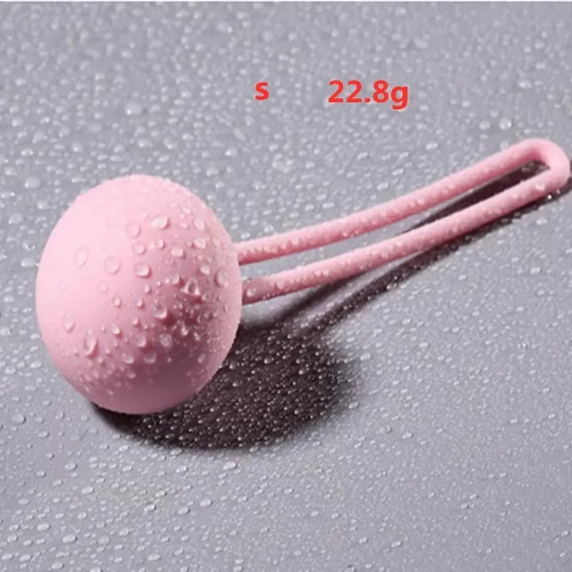 Cheap medical silicone Kegel ball sports tightener ball safety Benwa women's vaginal massager solid ball iron free