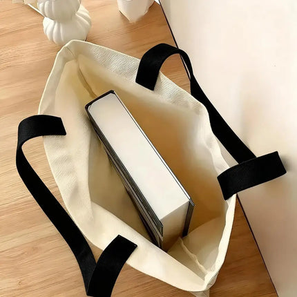 C-CoronaS E-Extra Beer Storage Bags Canvas Double-Sided Print Handbag Daily Lightweight Shopping Tote Bag Eco-Friendly