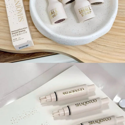 Liquid Air Cushion Freckle Stamp Pen SHAQINUO Five-point Head Freckle Natural Simulation Fake Dot Spot Pen Waterproof Lasting