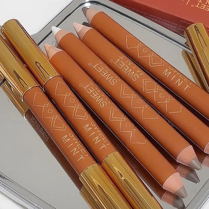Double-ended Contouring Pen Makeup Facial Sculpting Shadow Sculpting Contour Nose Natural Shading Stick 3D Highlighter Penc M3Y7